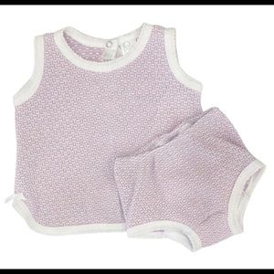 Paty sleeveless top with diaper cover